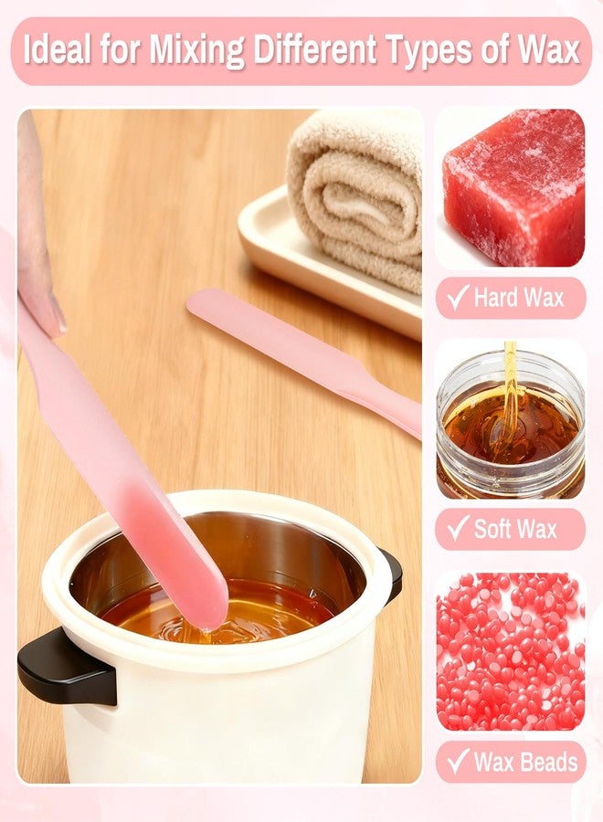 RAQEHO 3 Reusable Silicone Wax Spatula - Non-stick Wax Applicator Stir Sticks for Face Boby Hair Removal Waxing Accessories Removal Product Esthetician Supplies Professional For Home Beauty Salon Use. - Image 5
